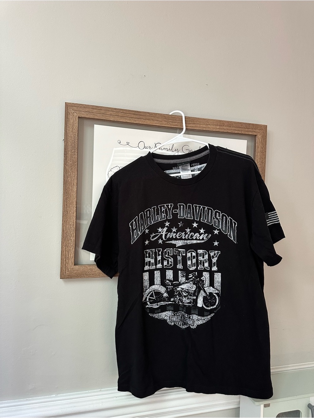 Black Harley Davidson T-shirt size Large